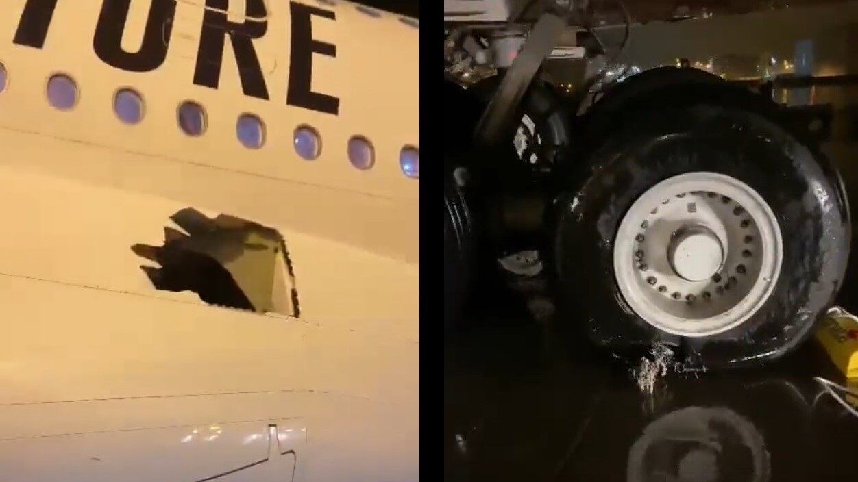 Vola per 13 ore con un buco. Paura sull'Airbus
