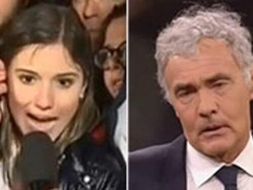 Lite in diretta da Giletti, giovane urla: "Ci offendi"