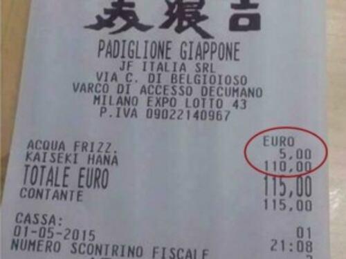 "Lo scontrino di Expo? Ecco come è andata davvero"