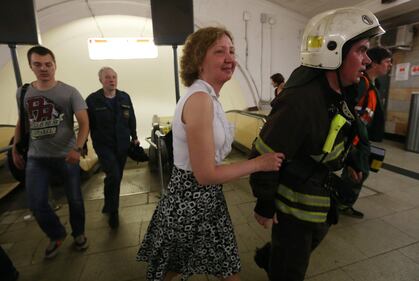 Fuoco nella metro a Mosca 7
