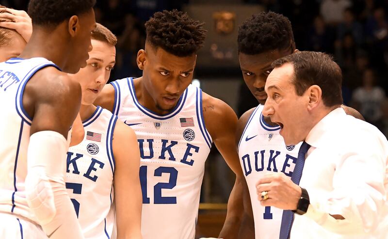 Coach K Zion Duke 2019 Fotogramma