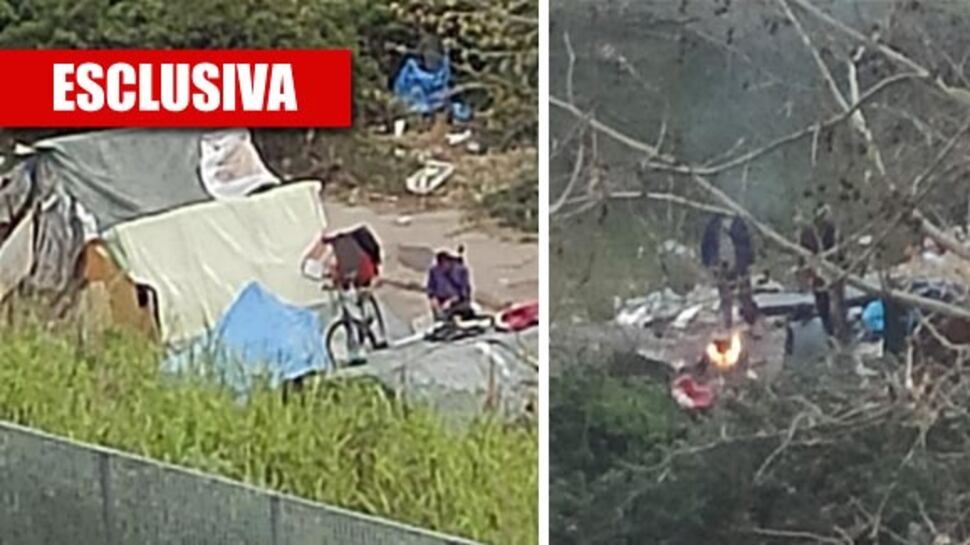 I rom grigliano all'aria aperta: ecco un'altra favela sul Tevere