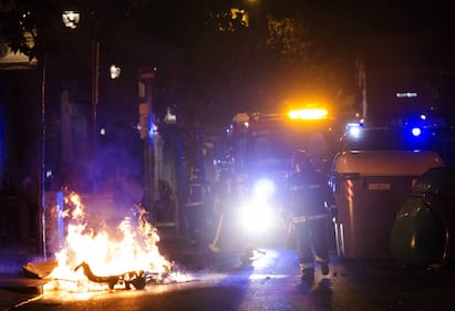 Guerriglia con i centri sociali a Barcellona 5