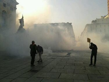 Scontri a Torino tra studenti e polizia 5