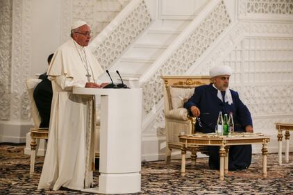Papa Francesco visita la moschea di Baku 16