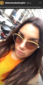 Elettra Lamborghini, squat sexy in quarantena 3