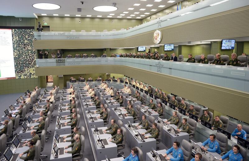 La war room di Putin 1