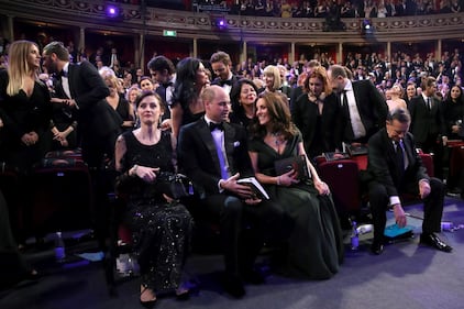 Kate Middleton incinta ai Bafta 2018 13