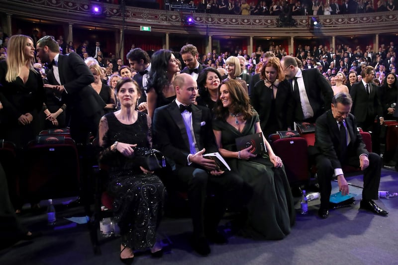 Kate Middleton incinta ai Bafta 2018 13