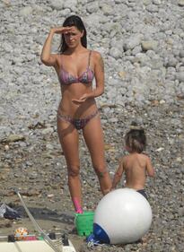Belen Rodriguez e Stefano De Martino al mare 15