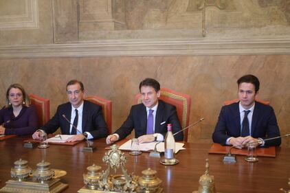 Premier Giuseppe Conte a Milano. Passeggiata col sindaco Beppe Sala 2