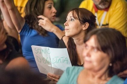 Giannini contestata alla festa del Pd 6