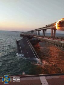 Il sabotaggio del ponte Kerch in Crimea 1