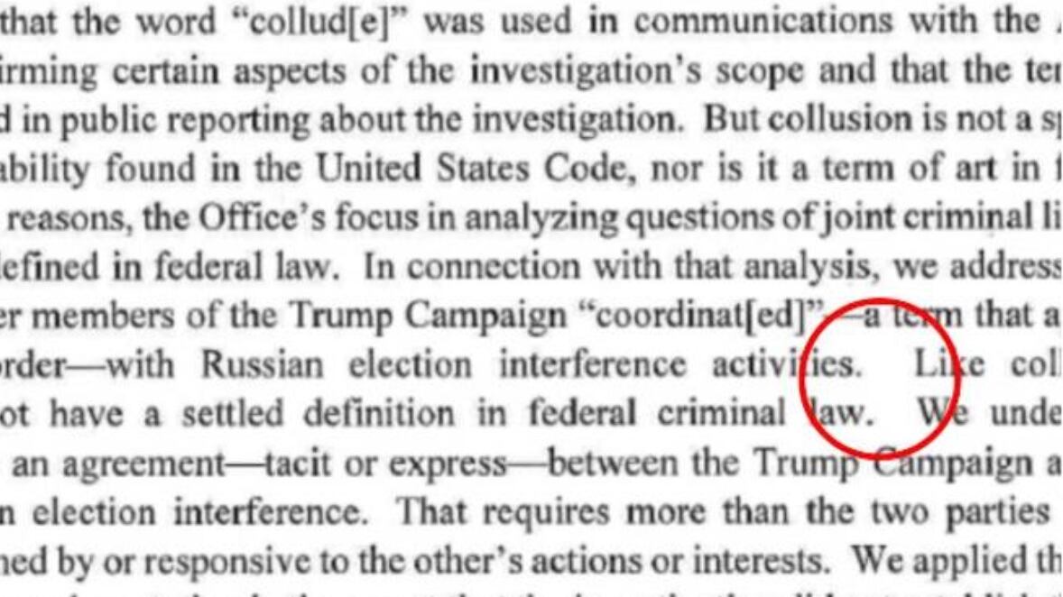 L'anomalia tipografica del rapporto Mueller: ecco chi l'ha scritto