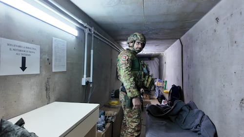 Dentro la base italiana ad Erbil 3