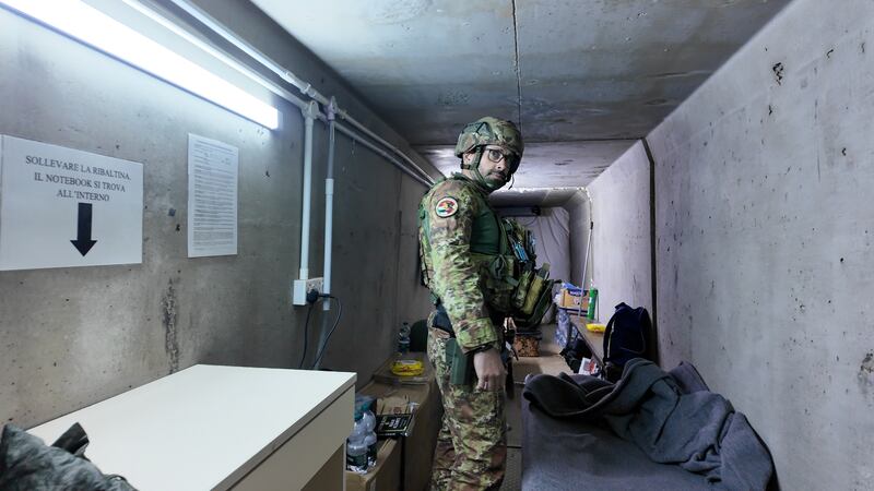 Dentro la base italiana ad Erbil 3