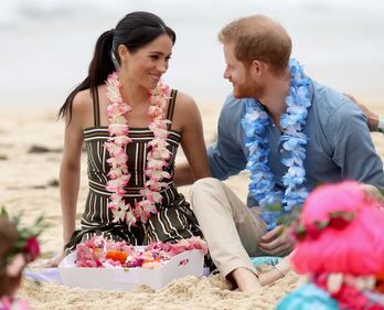 Il Principe Harry e Meghan Markle a una festa in spiaggia 10