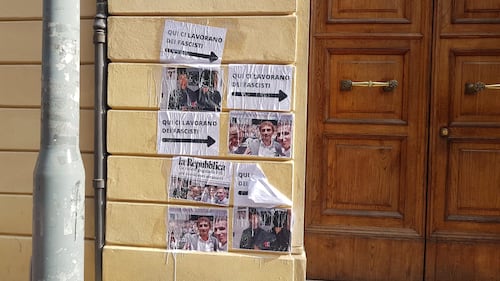 Bologna, il blitz allo studio del consigliere comunale Marco Lisei 1