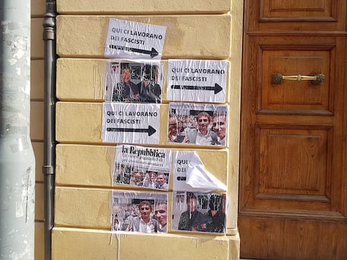 Bologna, il blitz allo studio del consigliere comunale Marco Lisei
