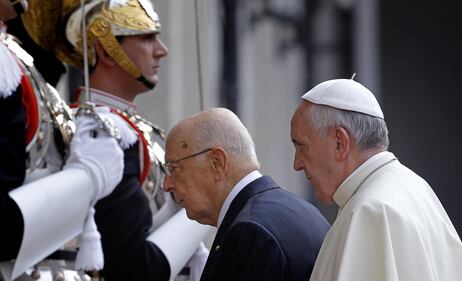 Il Papa da Napolitano 3