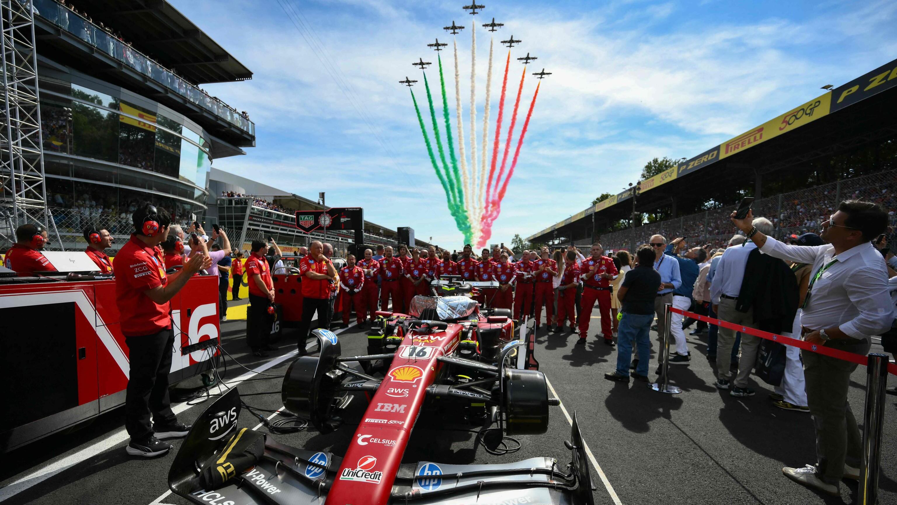 Quell'emozione sempre accesa per i piloti in rosso