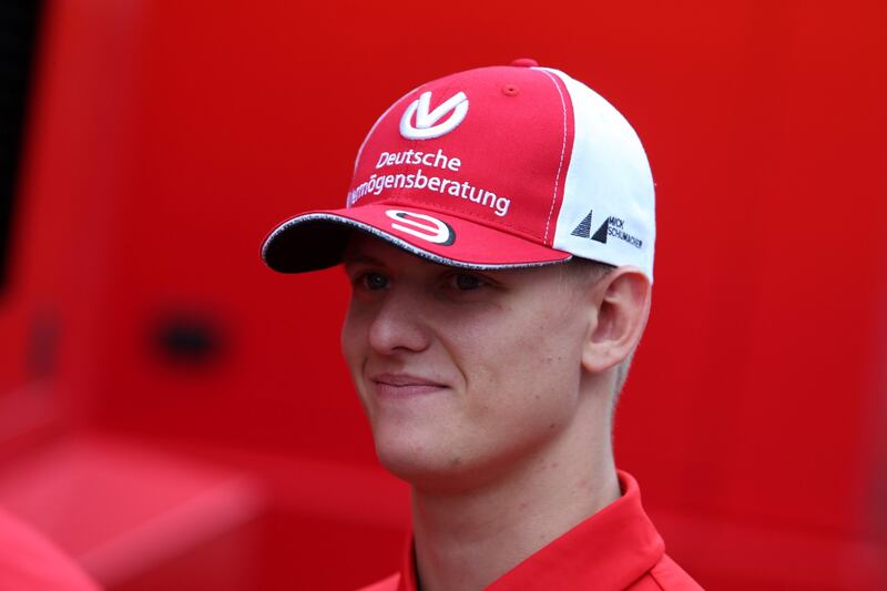 Mick Schumacher sulla Ferrari del papà: le foto più belle 1