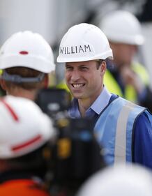 William e Harry, principi muratori per un giorno 5