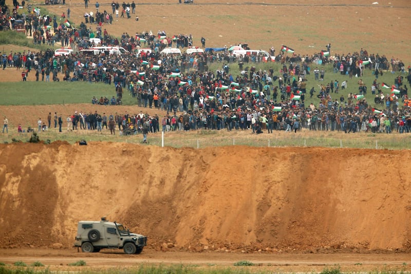 Scontri al confine tra Israele e Gaza 3