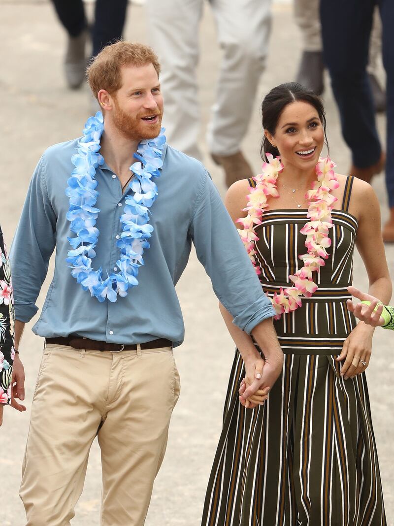 Il Principe Harry e Meghan Markle a una festa in spiaggia 8