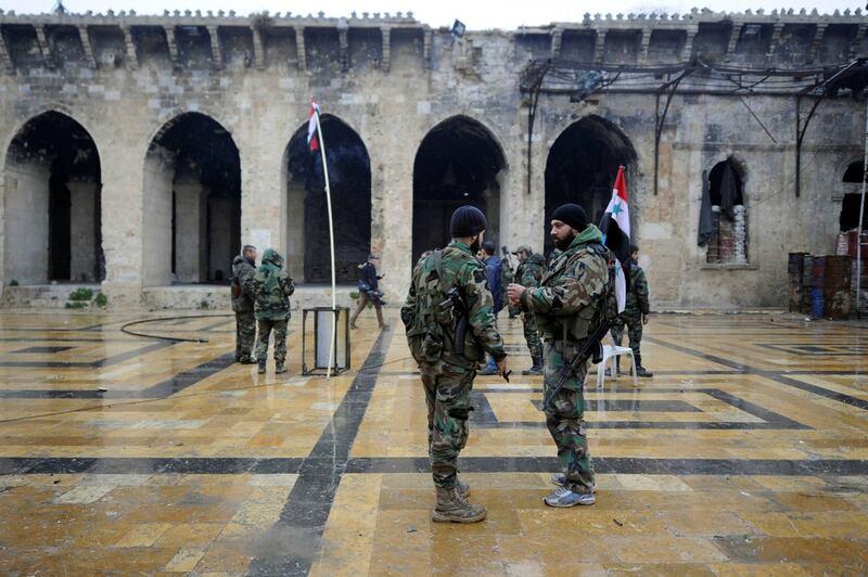 La moschea degli Omayyadi in macerie 8