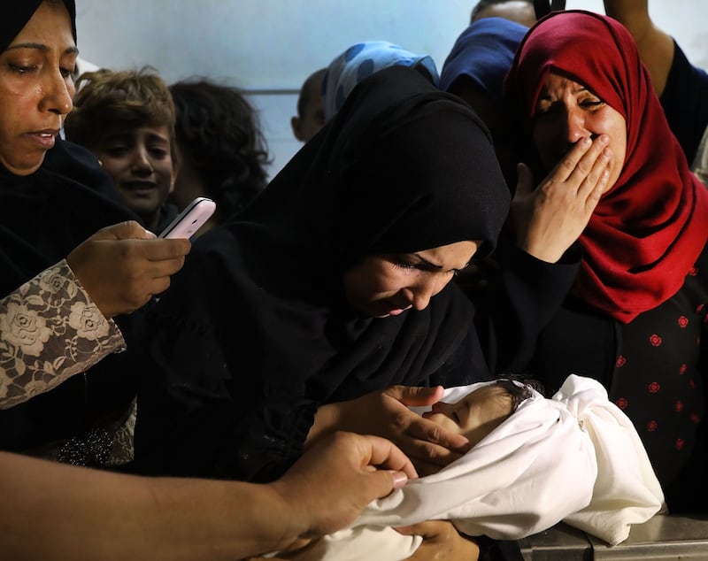 I funerali a Gaza di Leila, uccisa a otto mesi 1