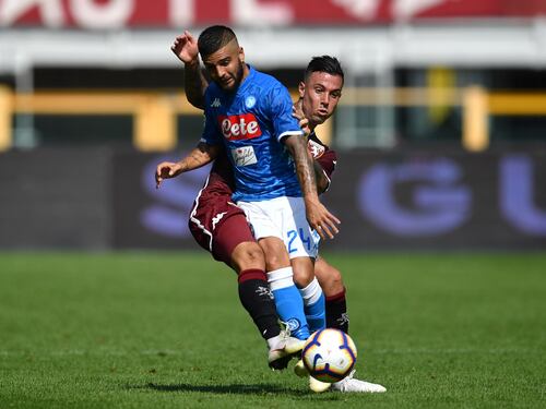 Il Napoli serve il tris al Torino: 1-3 con doppietta di Insigne e gol di Verdi