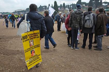 I manifestanti al Family Day 5