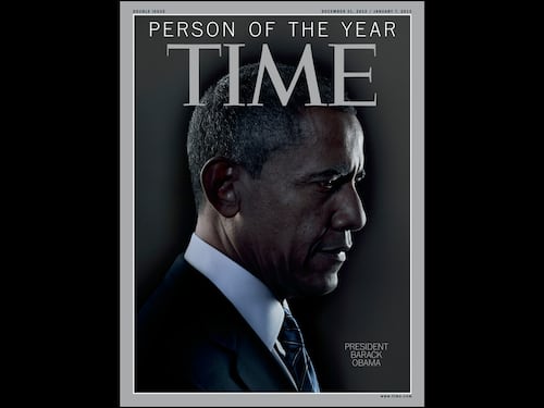 Obama uomo dell'anno per Time