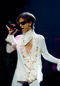 Prince in concerto al Madison Square Garden a New York (1998)