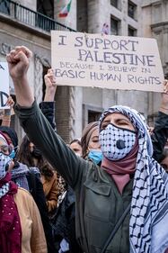 Milano, in piazza per la Palestina 2