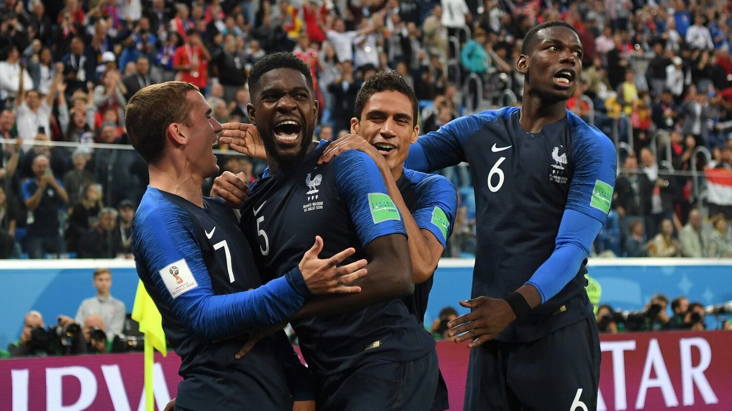 Mondiali 2018, è la Francia la prima finalista: Umtiti manda ko 1-0 il Belgio