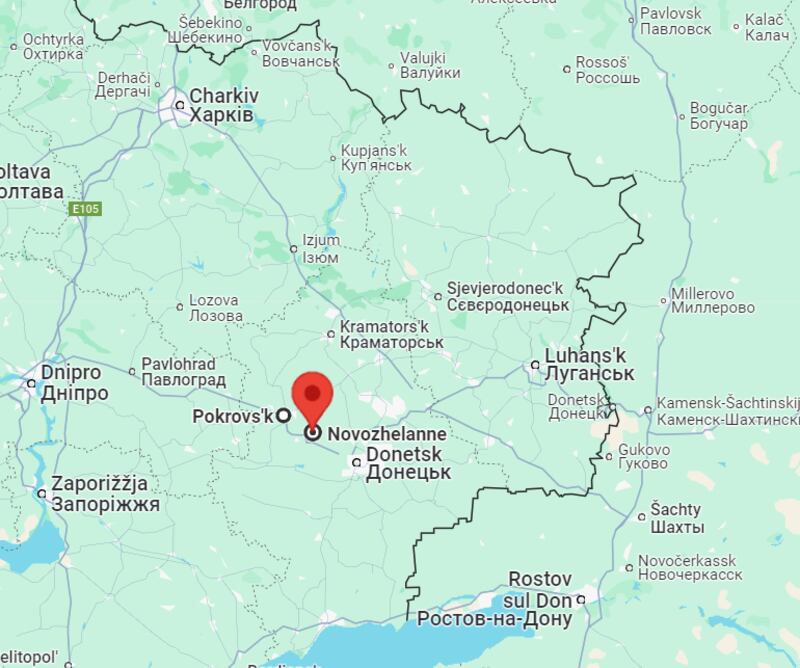Linea del fronte Donetsk