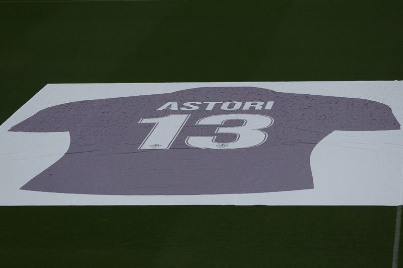 L'omaggio della Fiorentina a Davide Astori 16