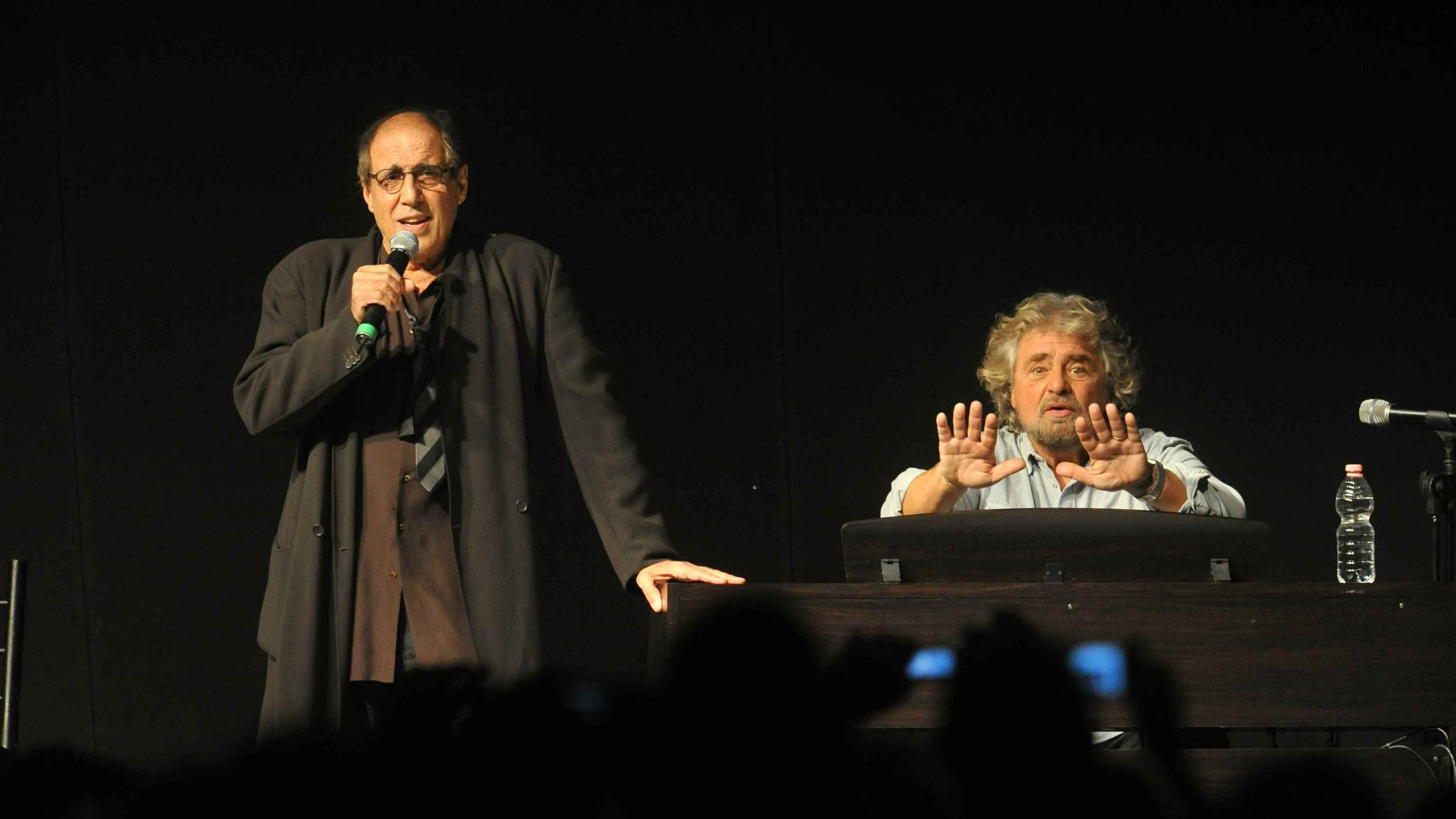 Grillo fa divorziare Celentano e Mori