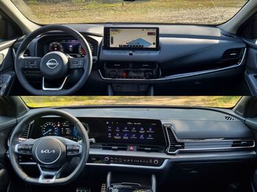 Confronto Qashqai vs Sportage 2023: suv ibridi  2