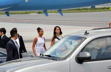 Michelle Obama sbarca a Malpensa 5