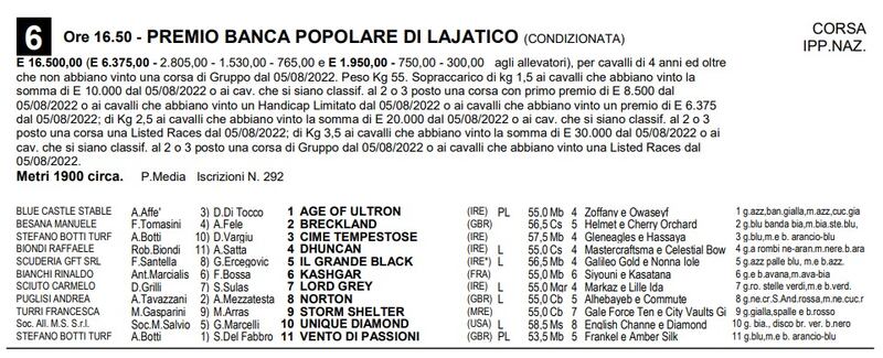 Corse cavalli, 3 - 4/2/2023