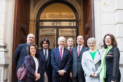 La Repubblica d’Irlanda in visita al Giornale 5