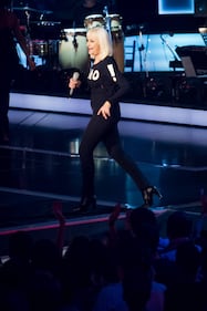 Raffaella Carrà: le foto della finale di The Voice 7