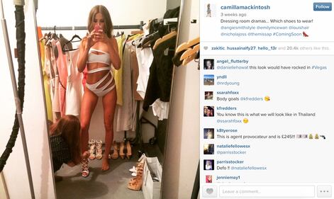Camilla Mackintosh, gambe chilometriche su Instagram 2