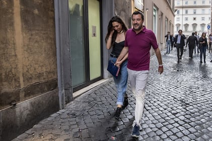 Matteo Salvini insieme alla fidanzata Francesca 3