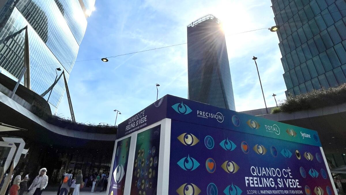 Pop up Your Vision: a Milano l'iniziativa per sensibilizzare la popolazione sulla secchezza oculare