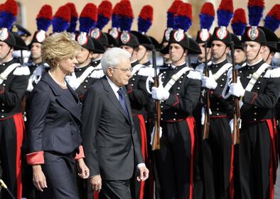 La cerimonia all'Altare della Patria 1