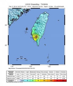 Terremoto a Taiwan, edifici crollati 8